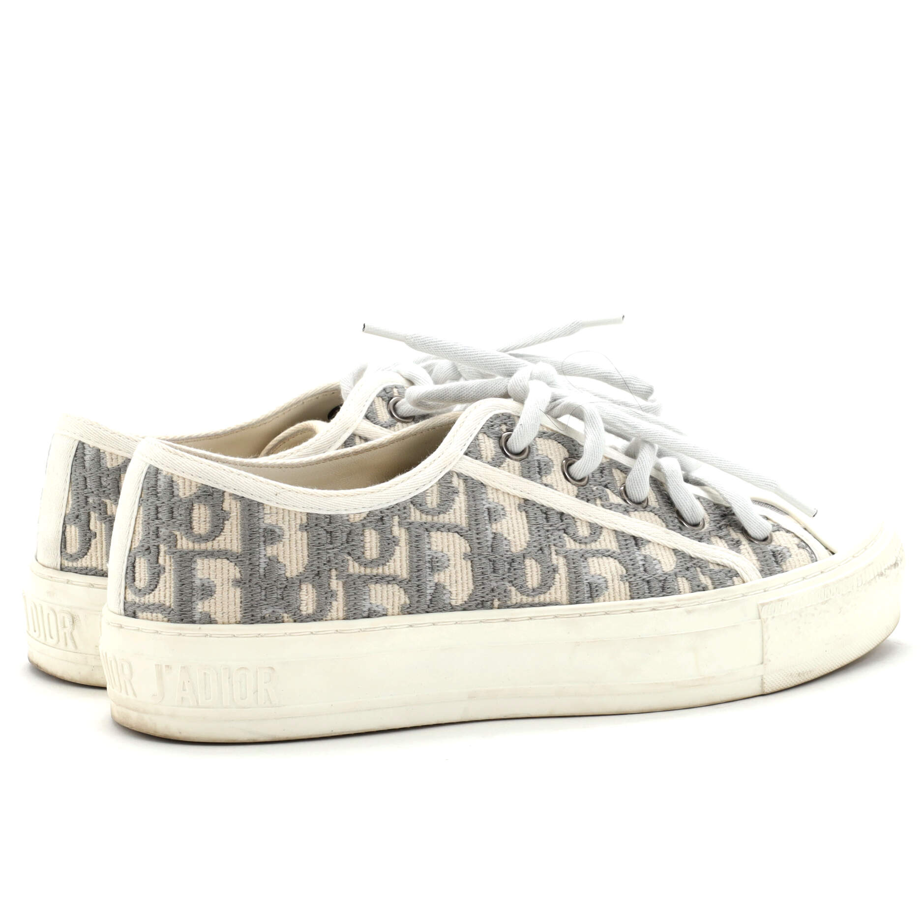 Women's Walk'N'Dior Sneakers Oblique Canvas