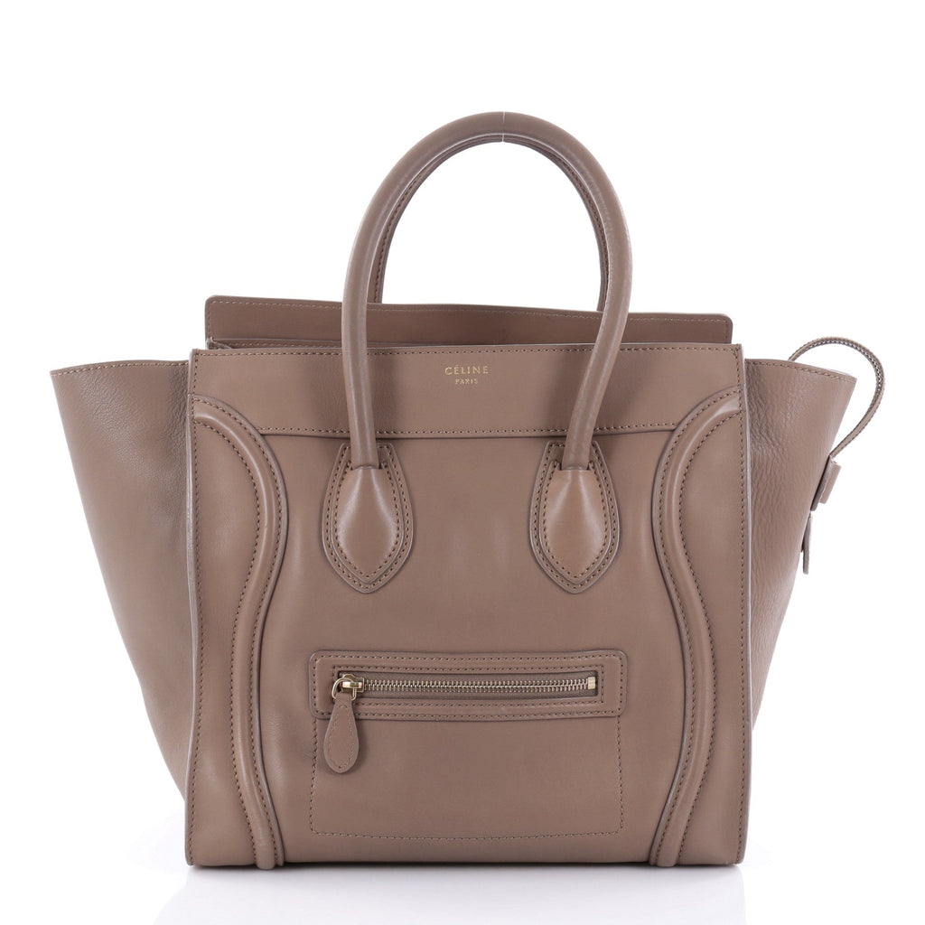 Luggage Handbag Smooth Leather Mini