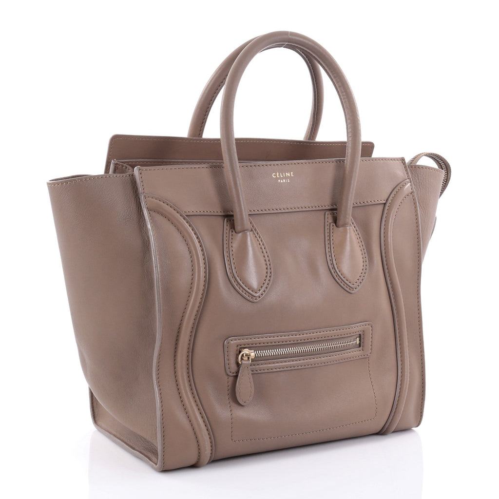 Luggage Handbag Smooth Leather Mini
