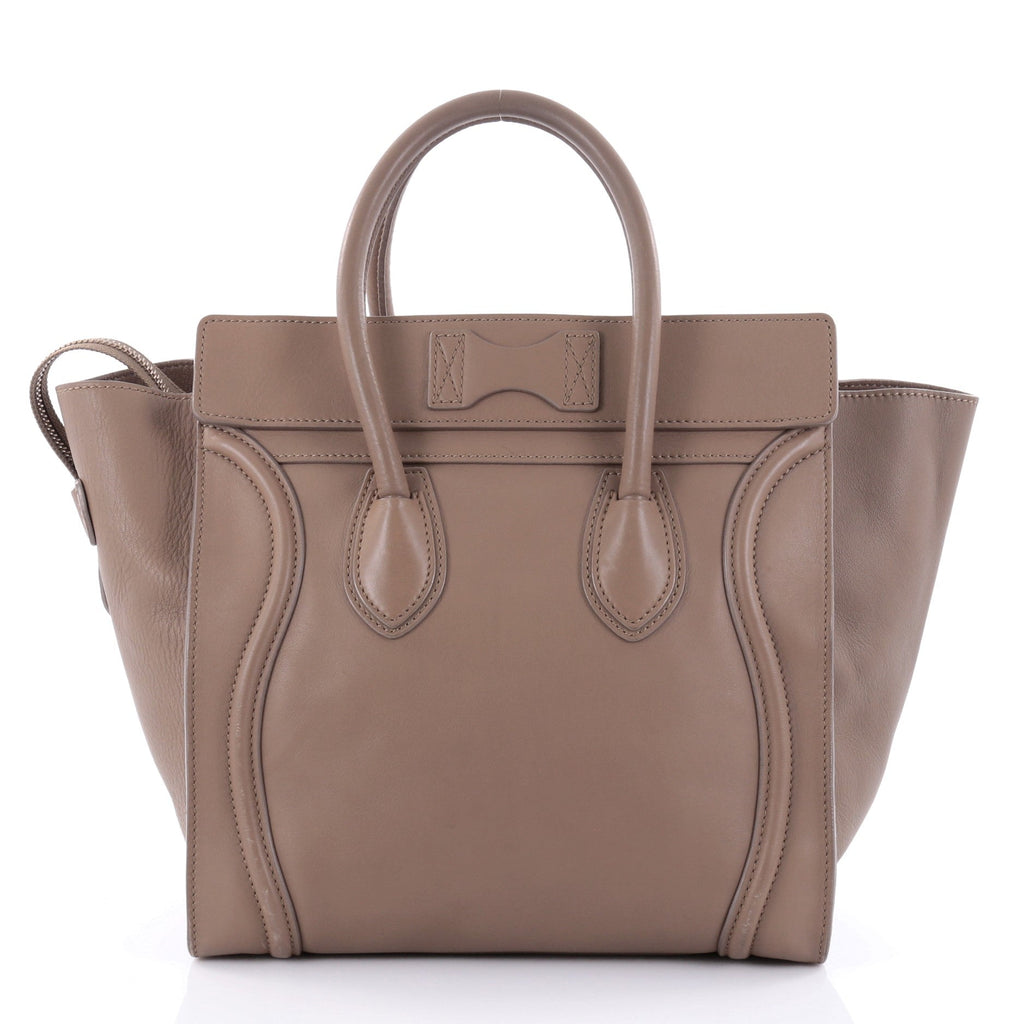 Luggage Handbag Smooth Leather Mini