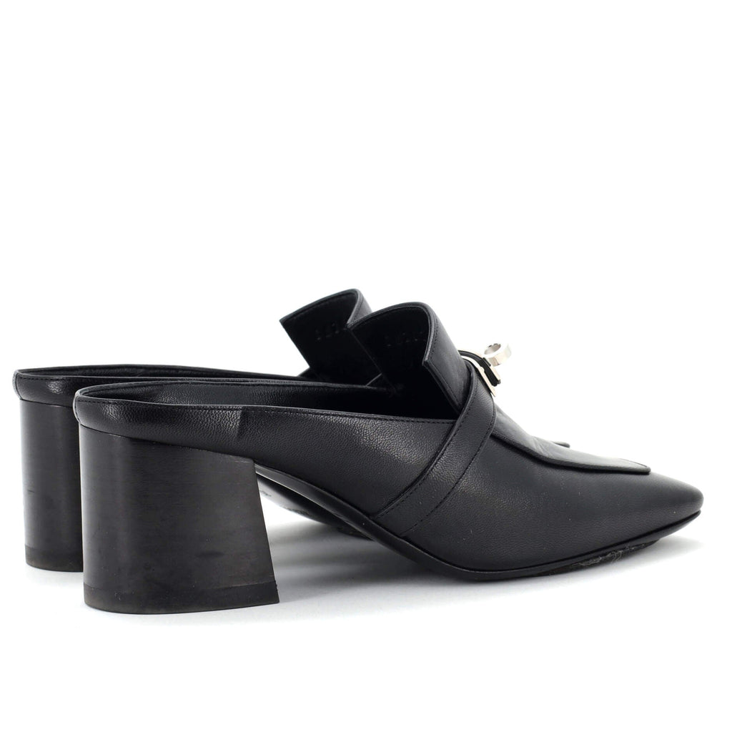 Women's Blossom Mule Pumps Leather
