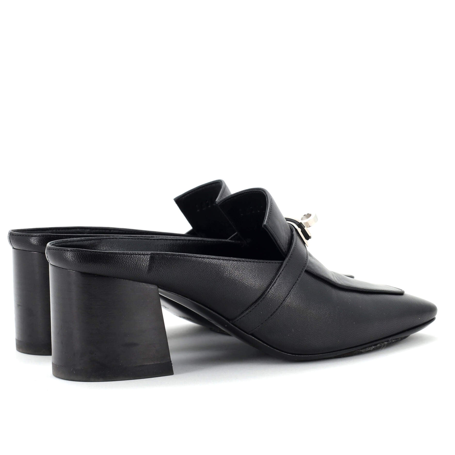 Women's Blossom Mule Pumps Leather