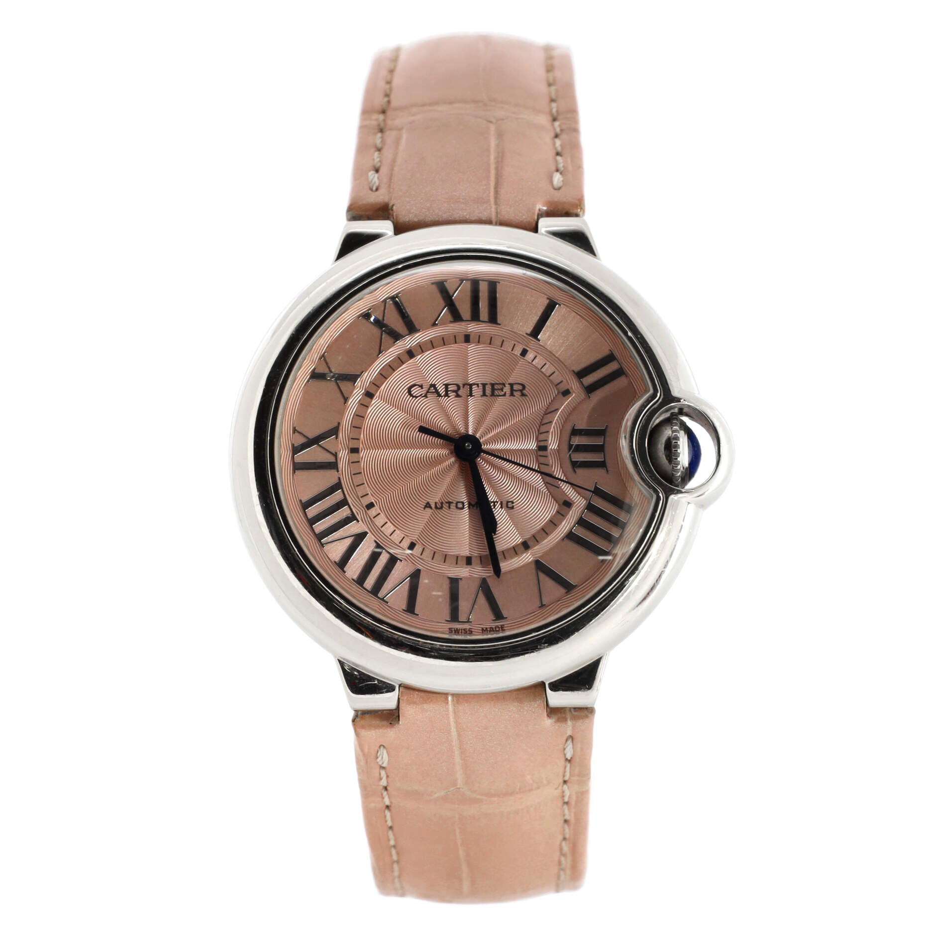 Ballon Bleu de Cartier Automatic Watch Stainless Steel and Alligator 36