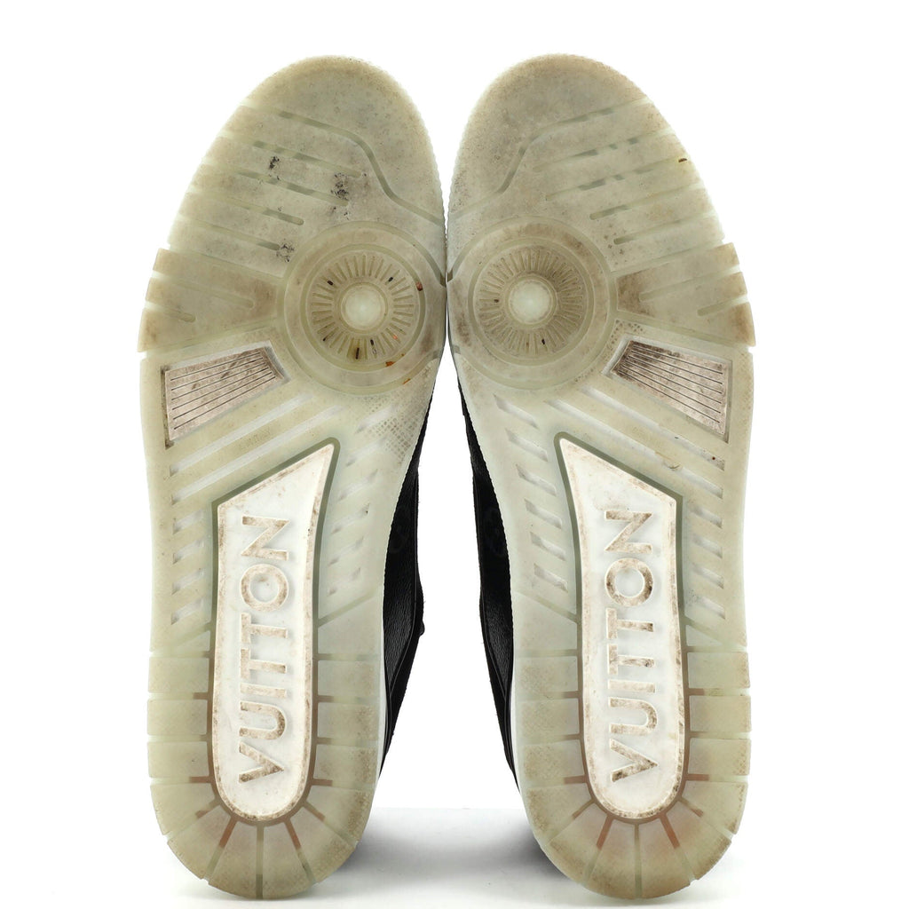 Men's LV Trainer Sneakers Monogram Eclipse with Suede