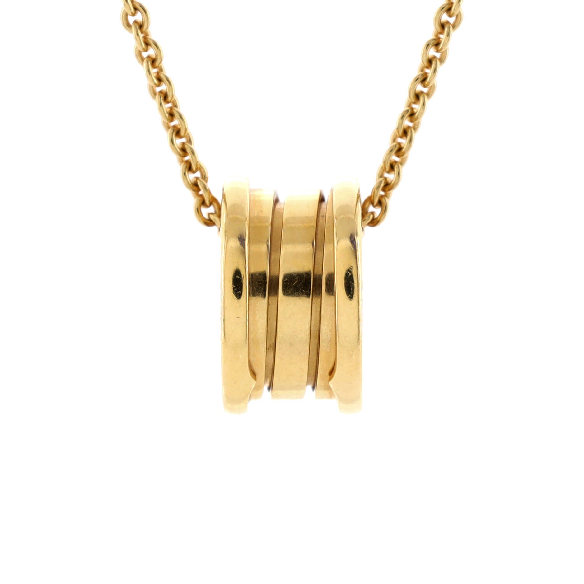 B.Zero1 Pendant Necklace 18K Yellow Gold Small