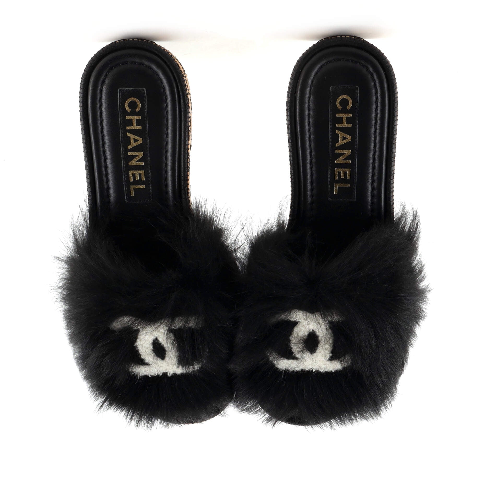 Women's CC Slide Sandals Shearling