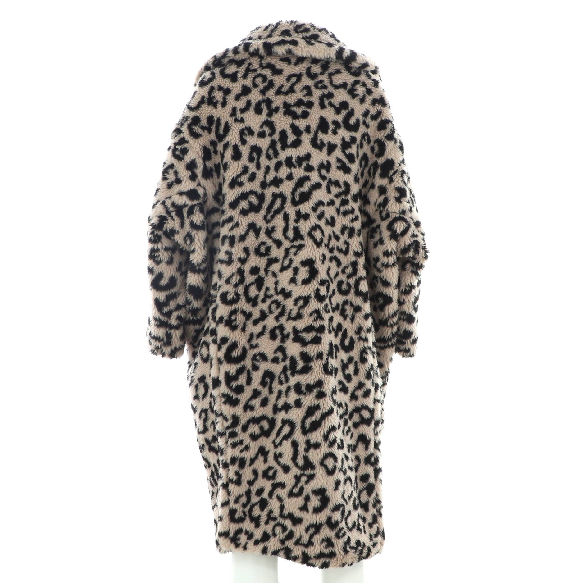 Women's Edy Teddy Bear Icon Coat Printed Alpaca Blend