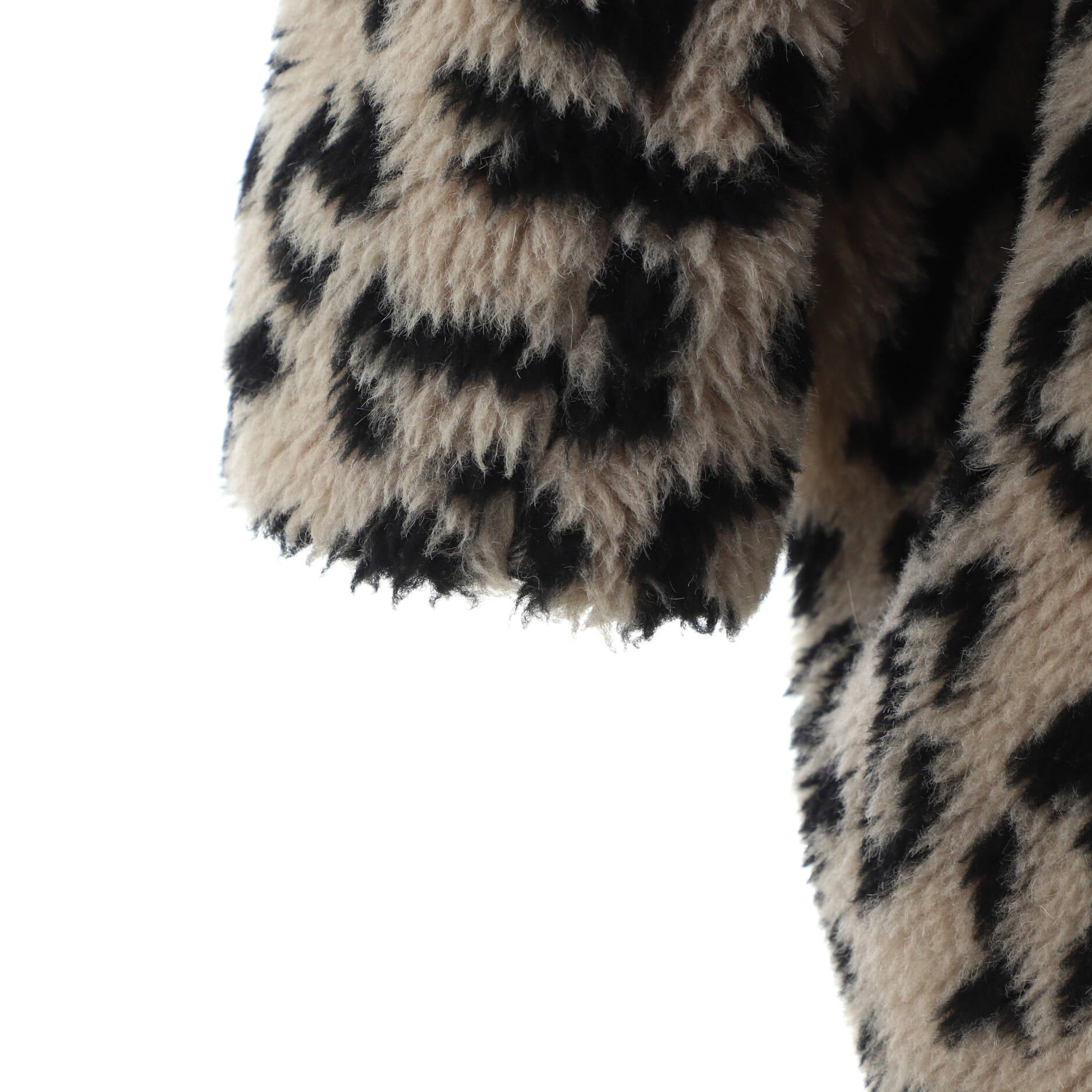 Women's Edy Teddy Bear Icon Coat Printed Alpaca Blend