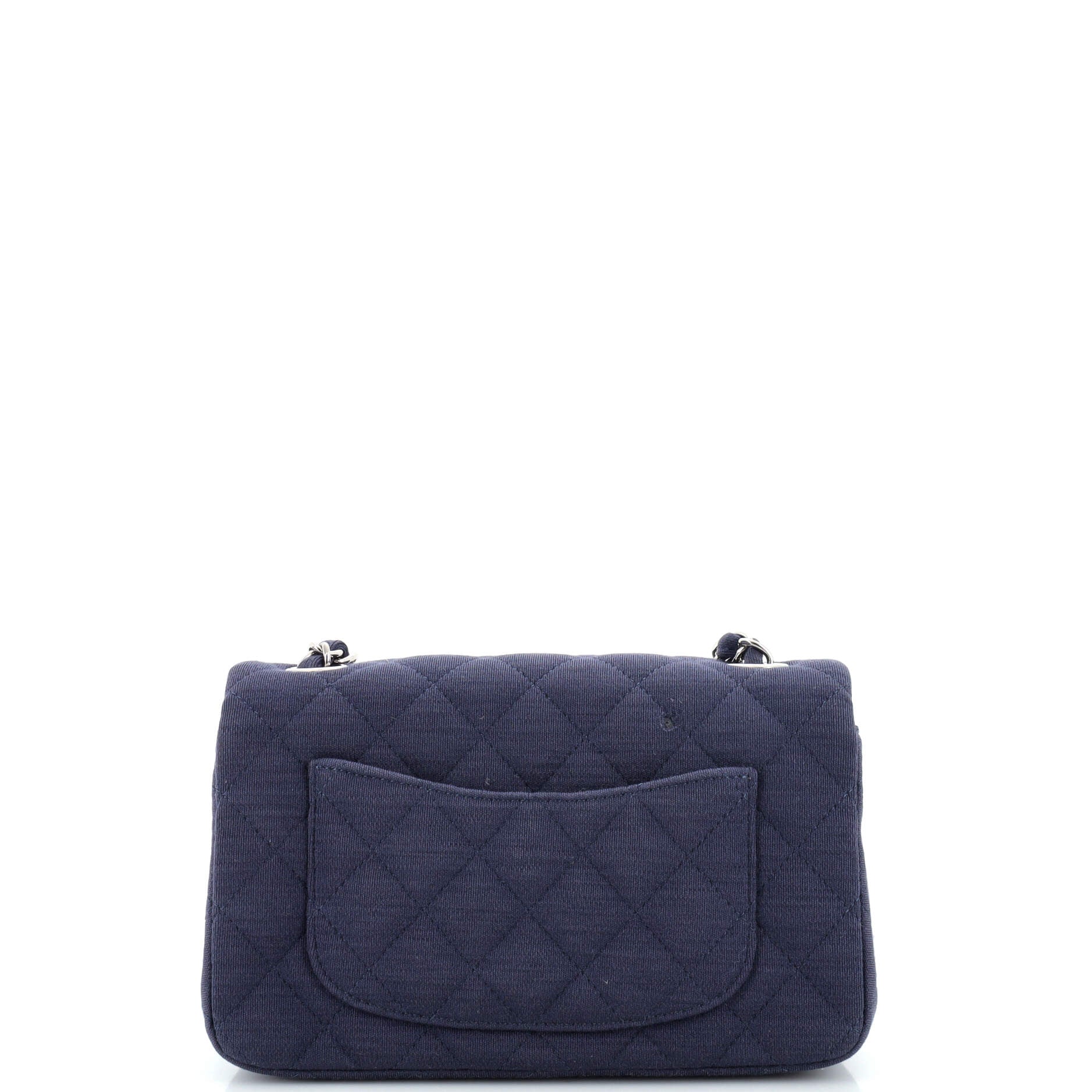 Classic Single Flap Bag Quilted Jersey Mini