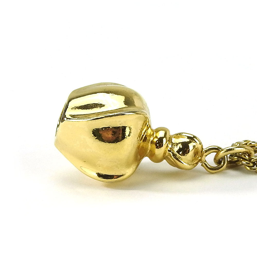 Christian Dior Perfume Bottle Necklace Metal Necklace