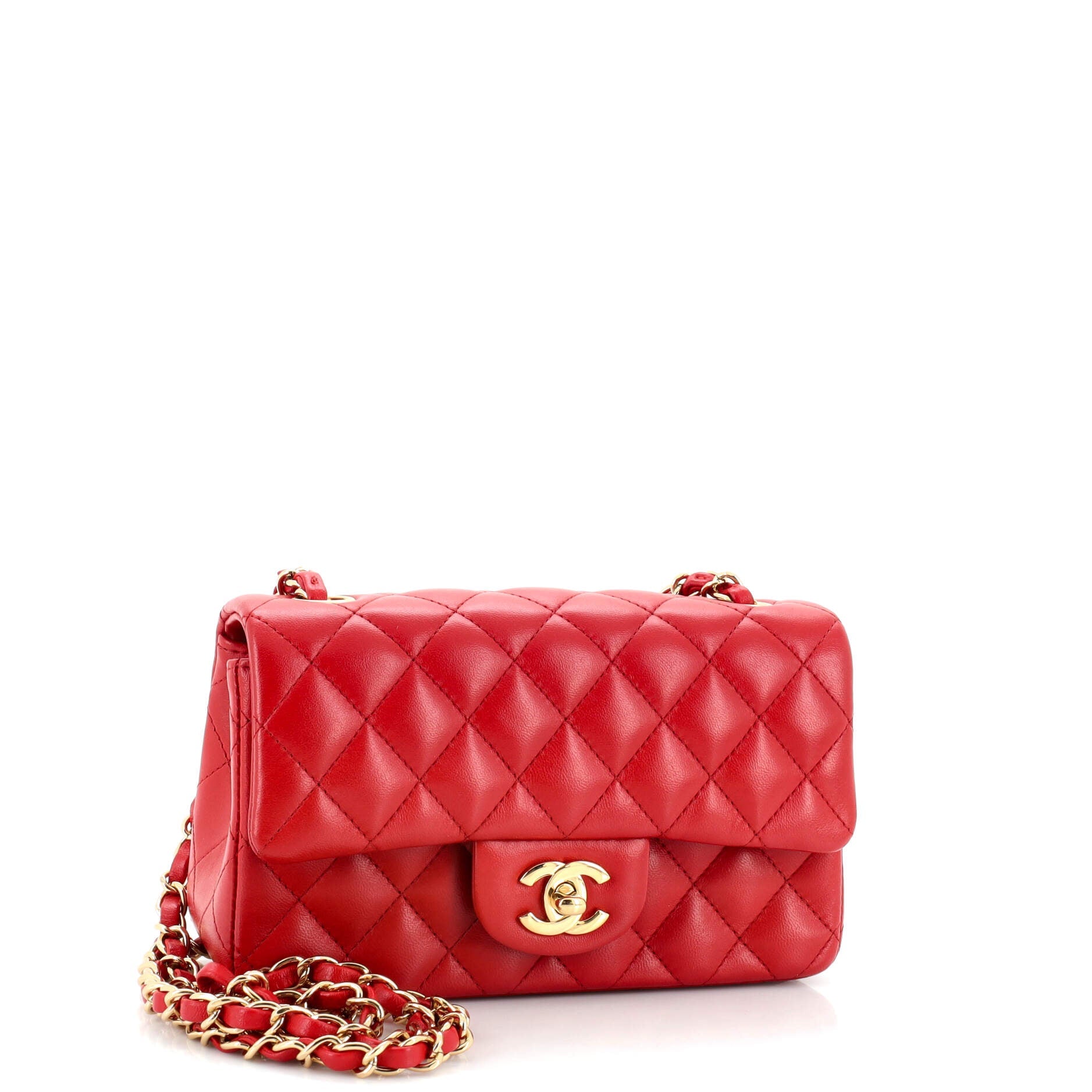 Classic Single Flap Bag Quilted Lambskin Mini