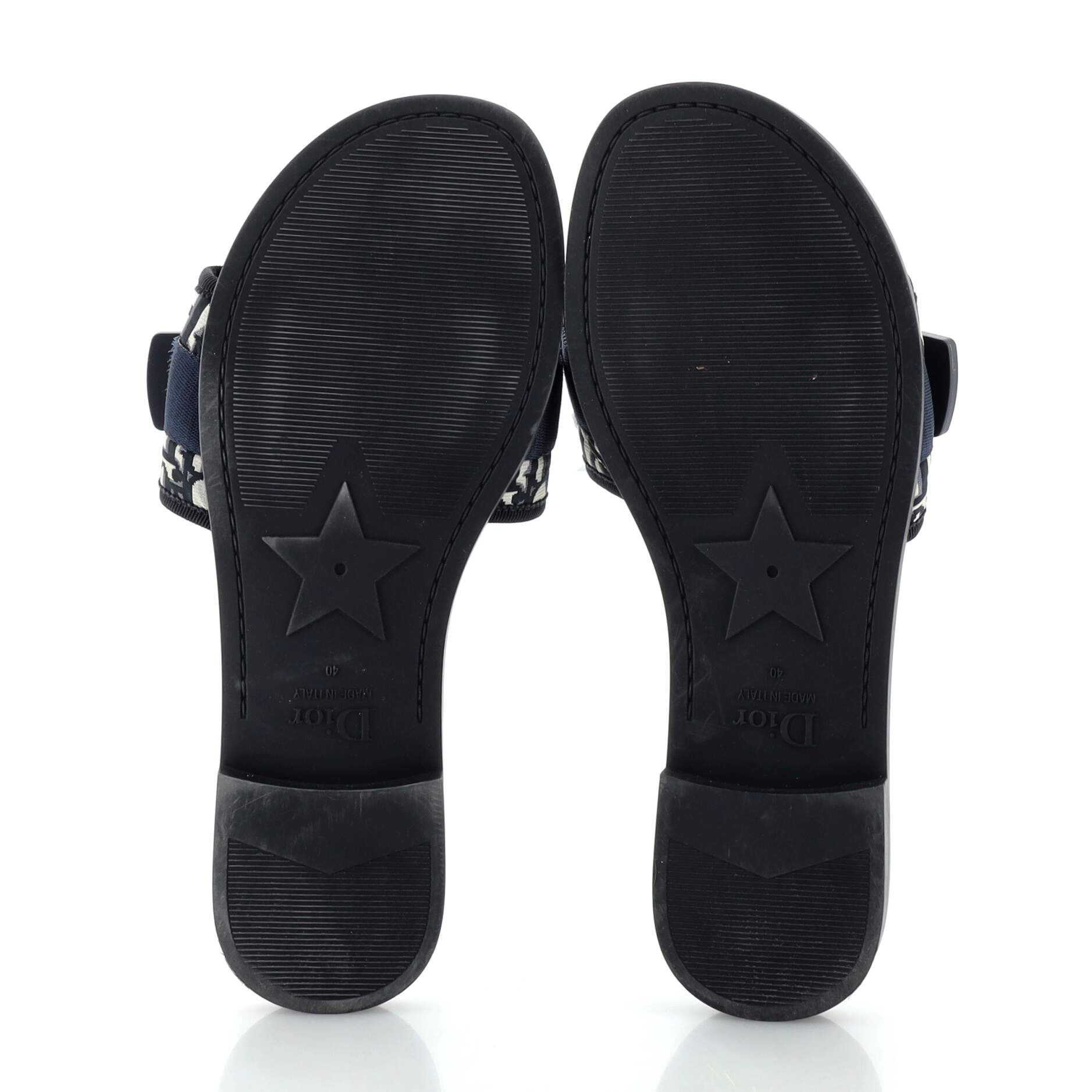 Women's Dio(r)evolution Slide Sandals Oblique Fabric