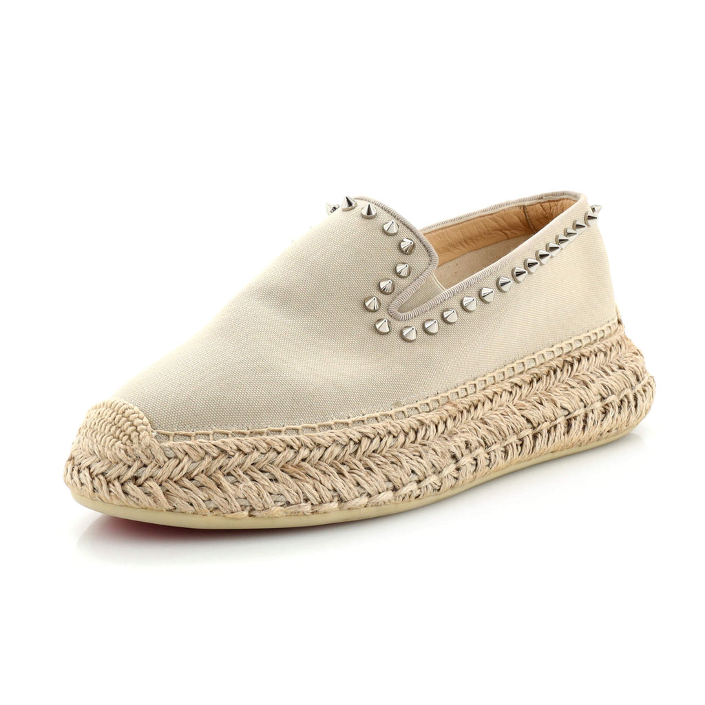 Women's Espaboat Espadrilles Studded Canvas