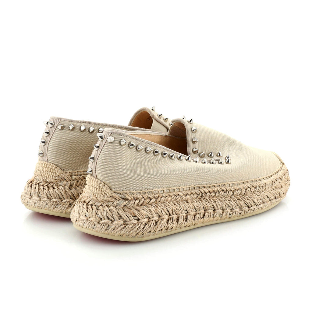 Women's Espaboat Espadrilles Studded Canvas