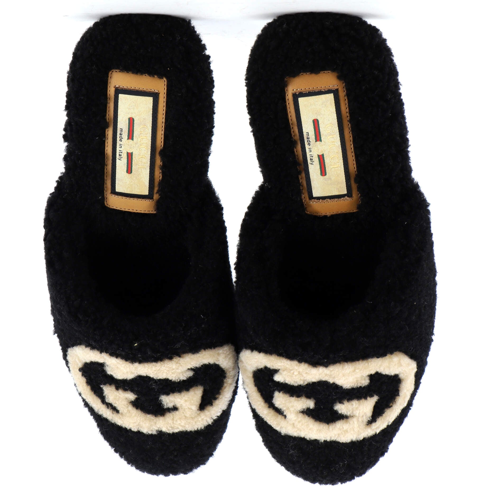 Women's Eileen Interlocking G Slippers Shearling