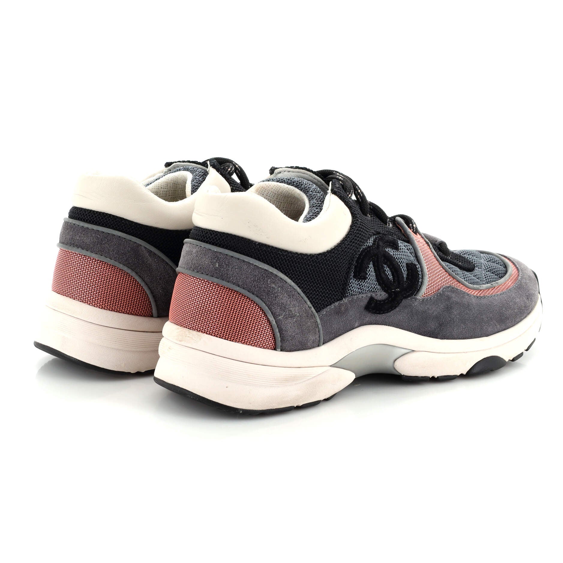 Women's CC All Over Print Low-Top Sneakers Suede
