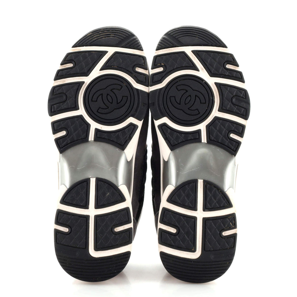 Women's CC All Over Print Low-Top Sneakers Suede
