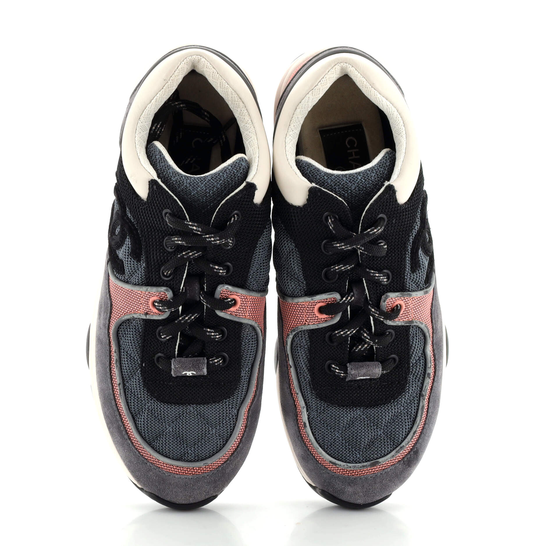 Women's CC All Over Print Low-Top Sneakers Suede