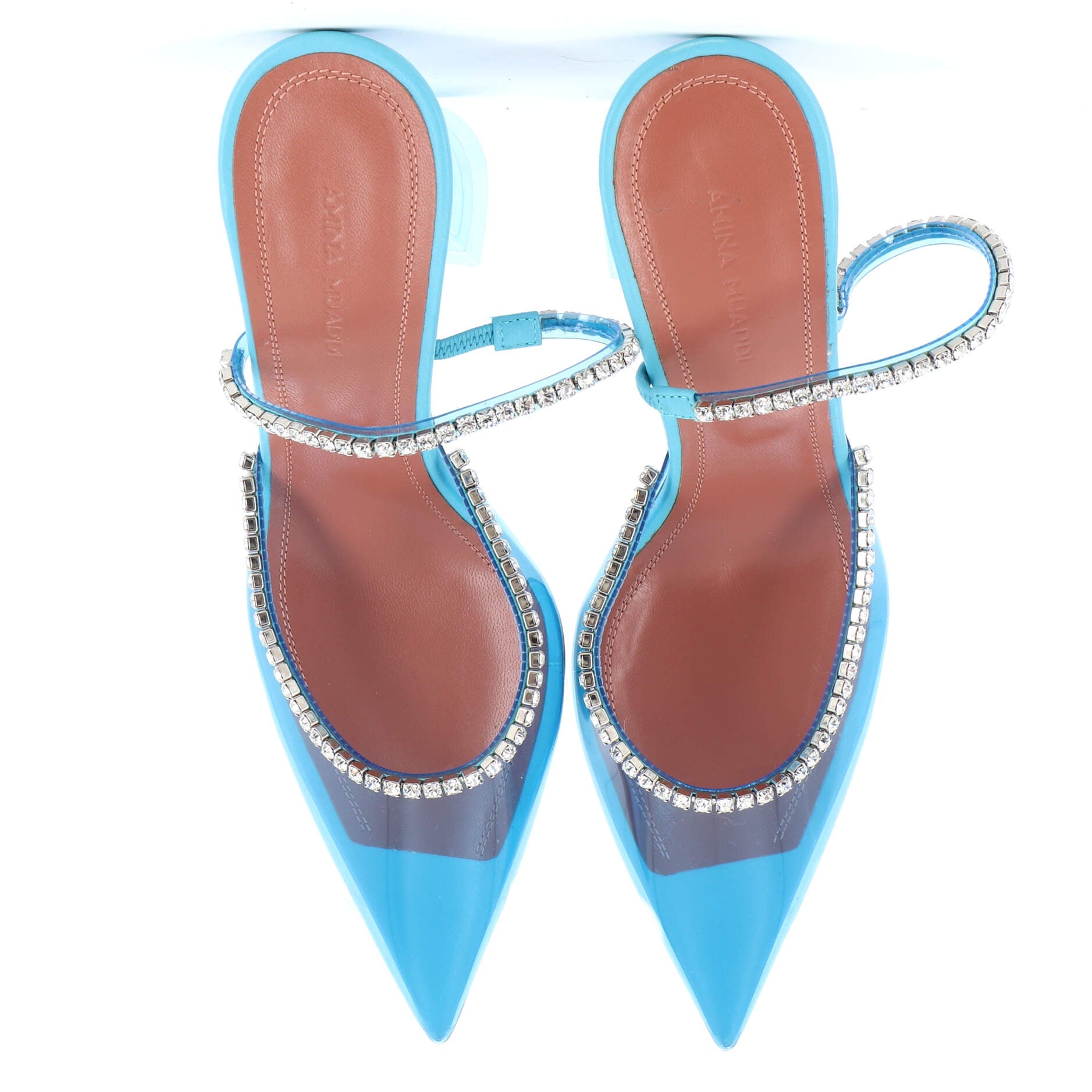 Women's Gilda Heeled Sandals PVC with Crystals 95