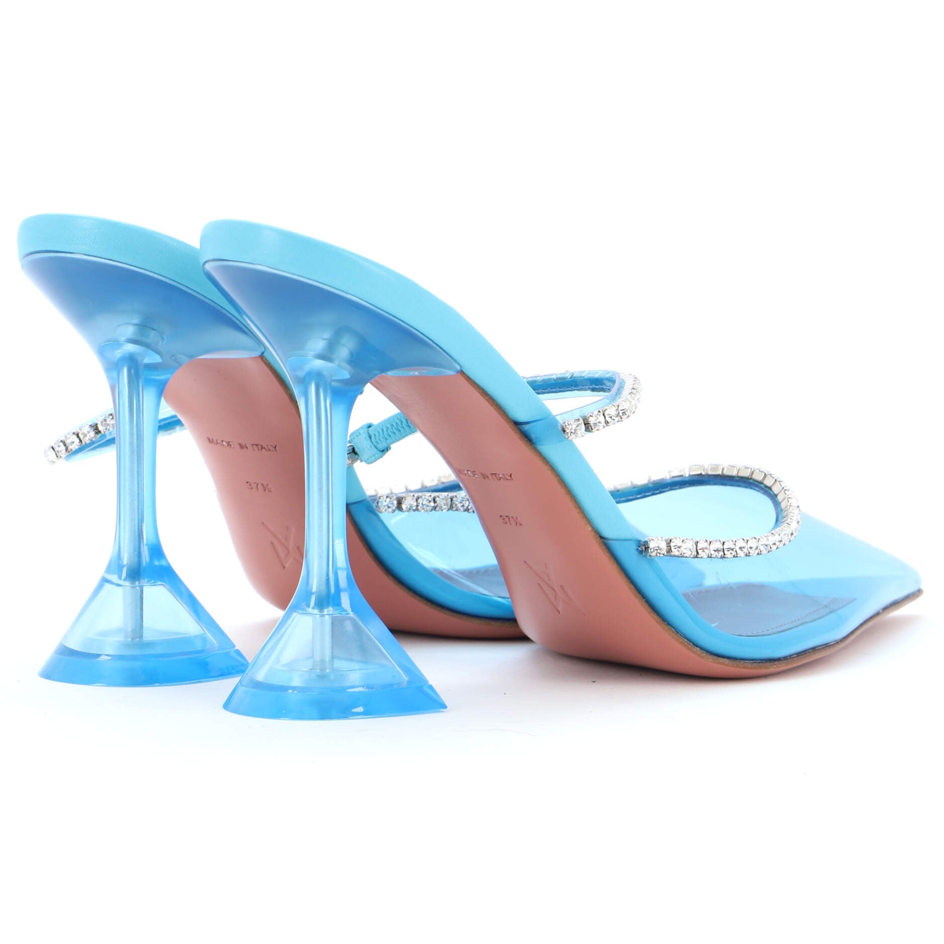Women's Gilda Heeled Sandals PVC with Crystals 95