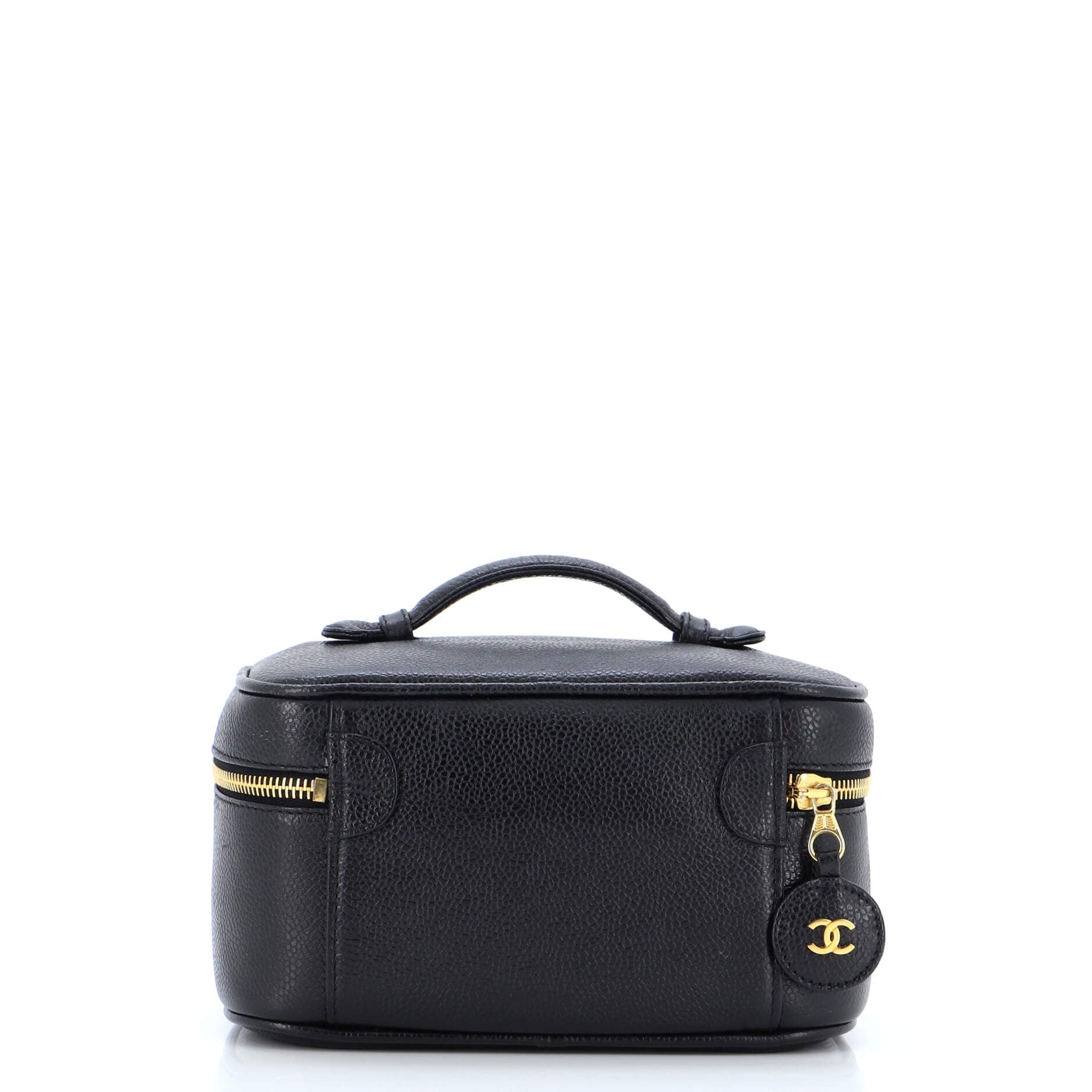 Vintage Timeless Cosmetic Case Caviar Medium