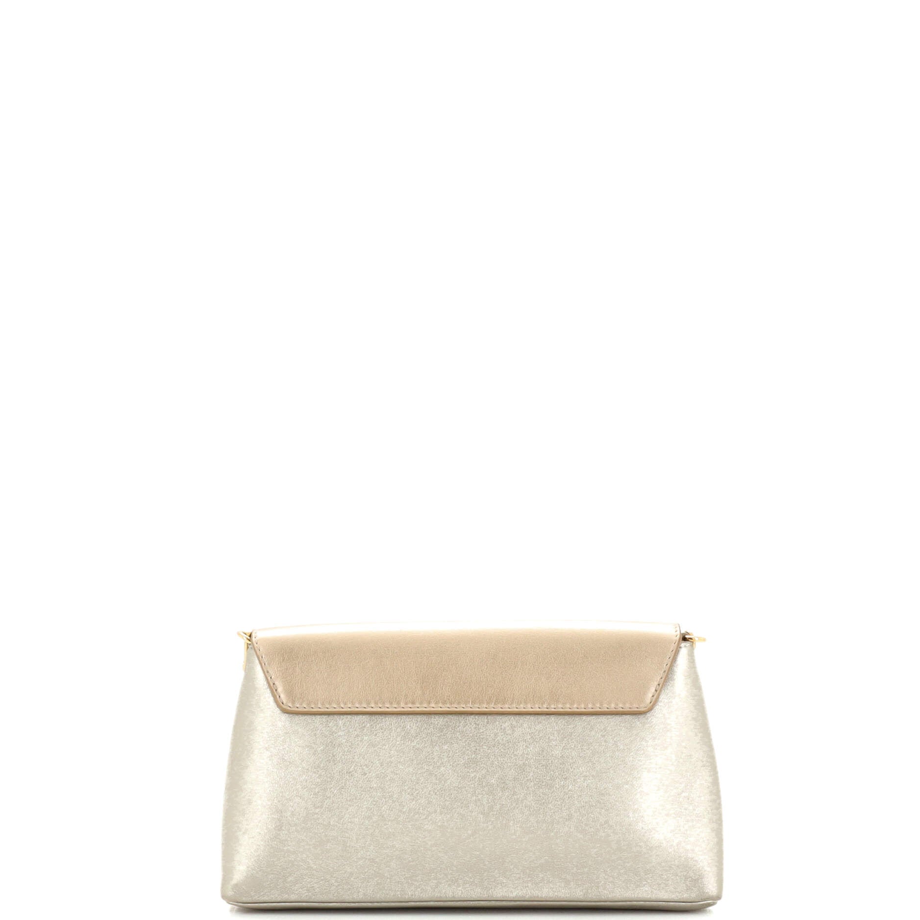 Love Note Chain Clutch Leather