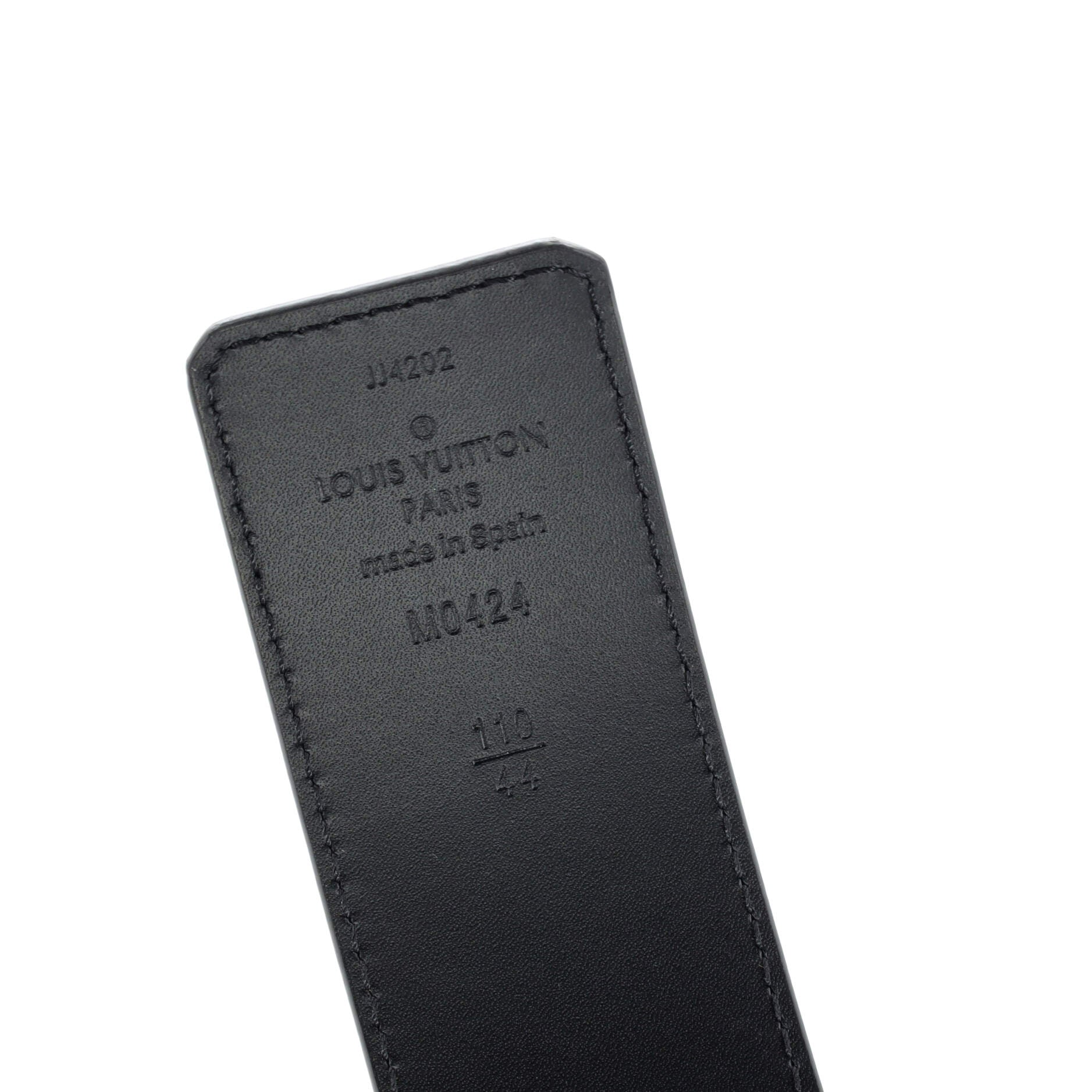 LV Initiales Reversible Belt Monogram Taurillon Leather Wide 110