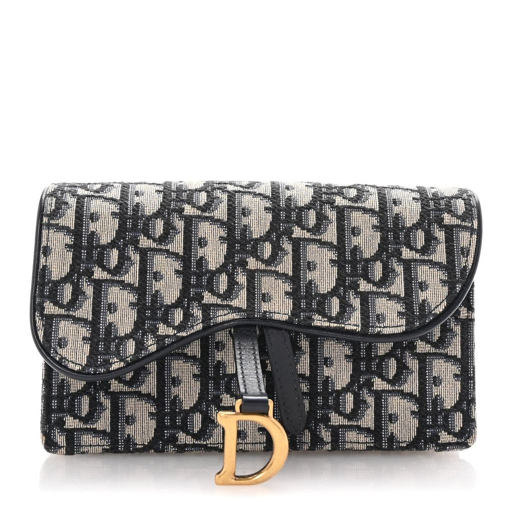 Oblique Saddle Belt Bag Blue