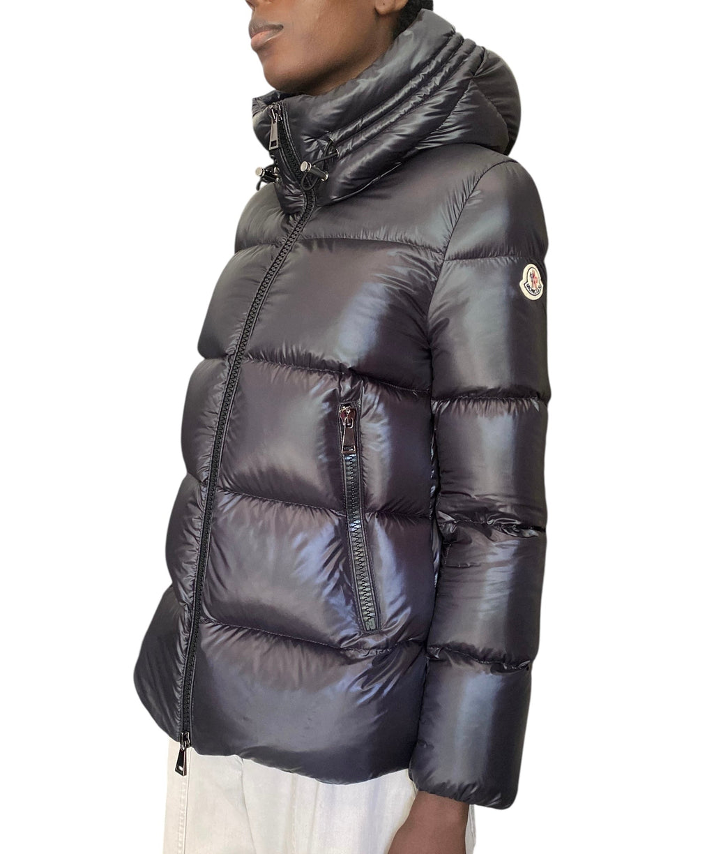 Moncler Black Seritte Short Down Parka - 1 / S