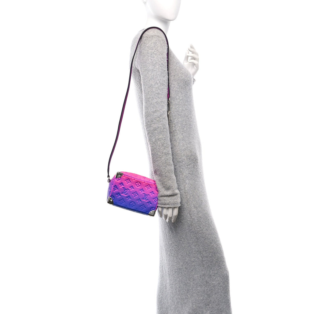 Taurillon Illusion Mini Soft Trunk Bleu Rose