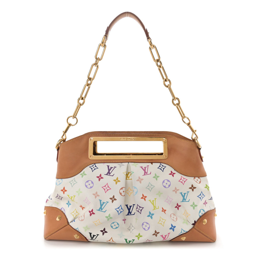Monogram Multicolor Judy GM White