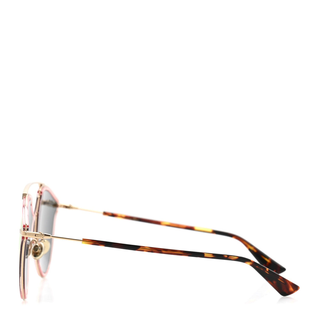 Mirrored So Real Rise Sunglasses Pink Gold