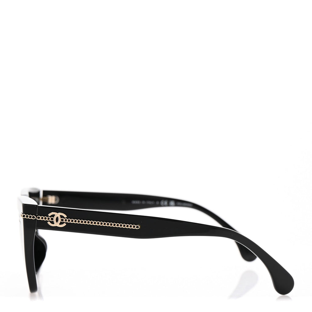 Acetate Square Sunglasses 5509-A Black