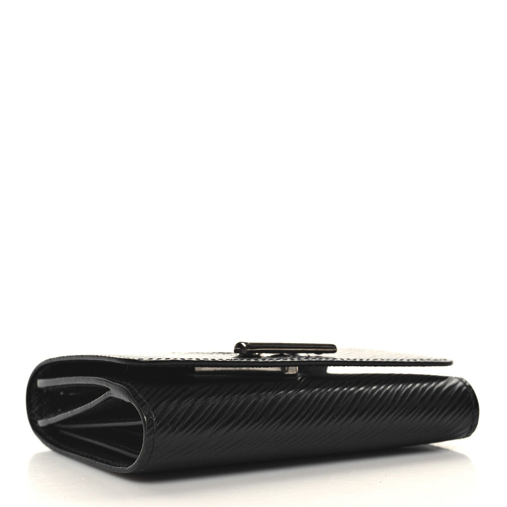 Epi Twist Compact Wallet Black