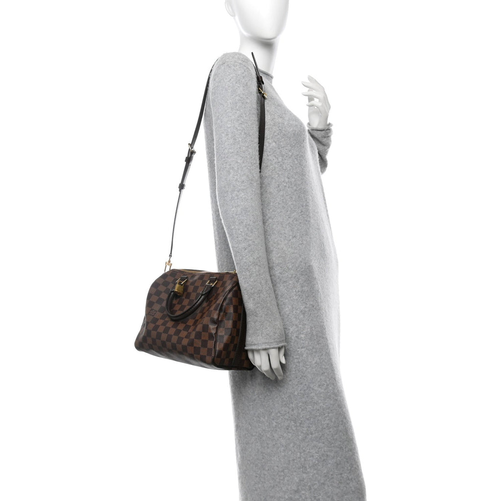 Damier Ebene Speedy Bandouliere 25