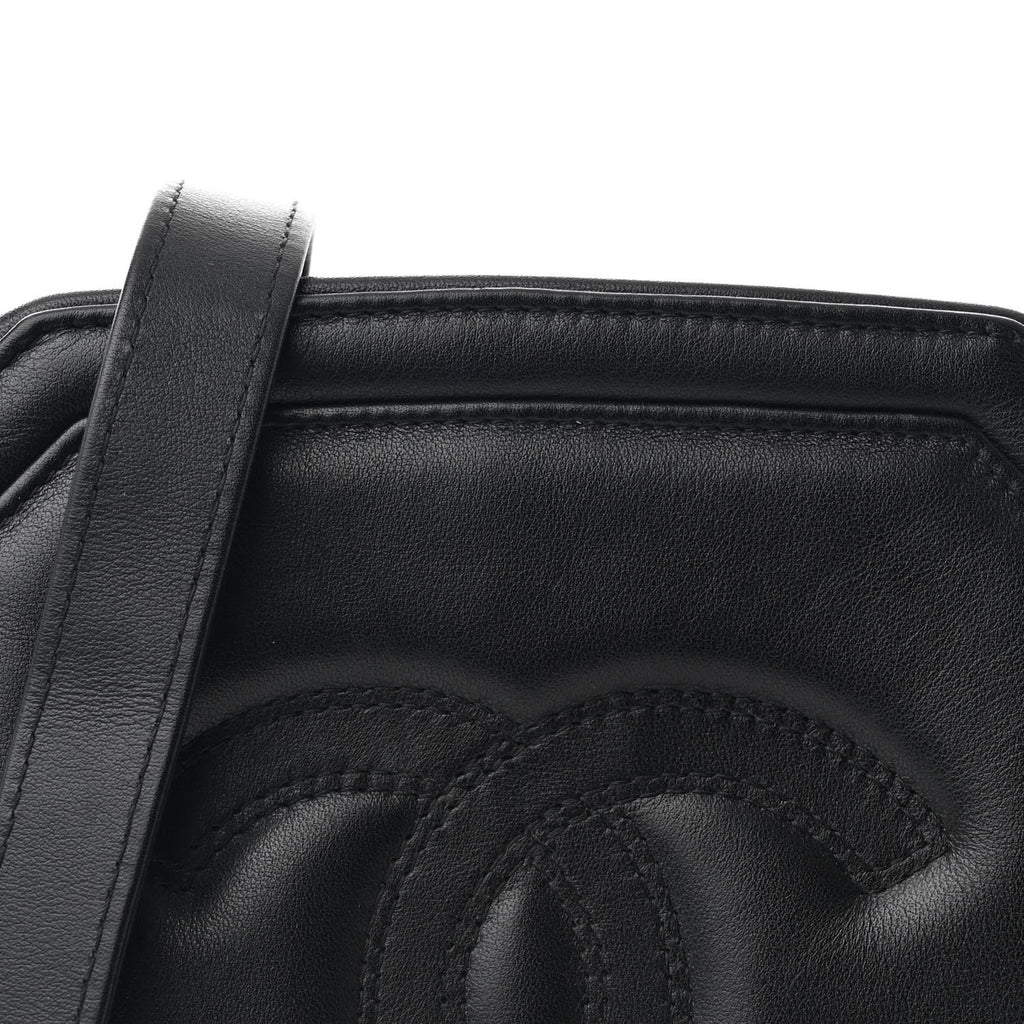 Lambskin CC Octagon Camera Case Black