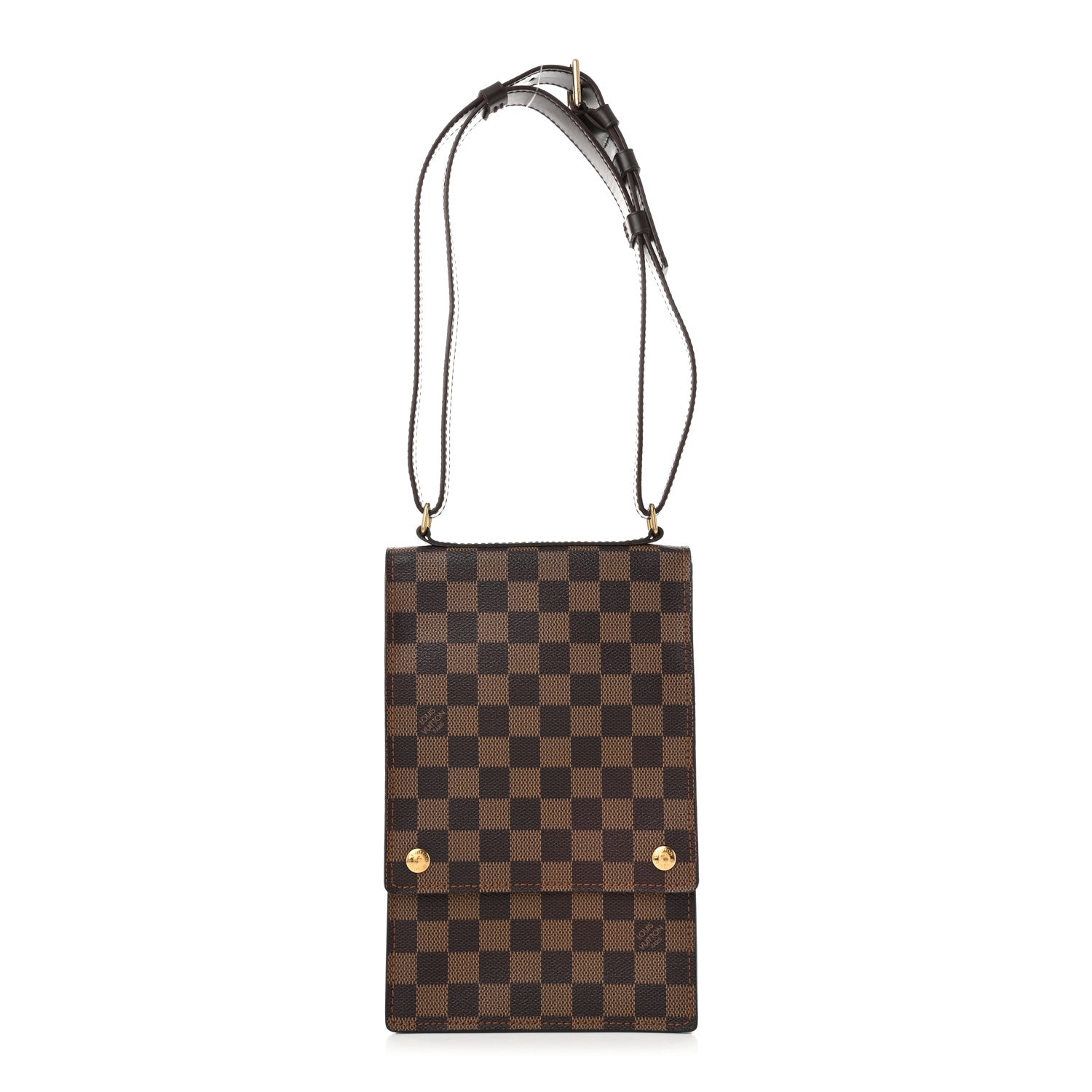 Damier Ebene Portobello Travel Shoulder Bag