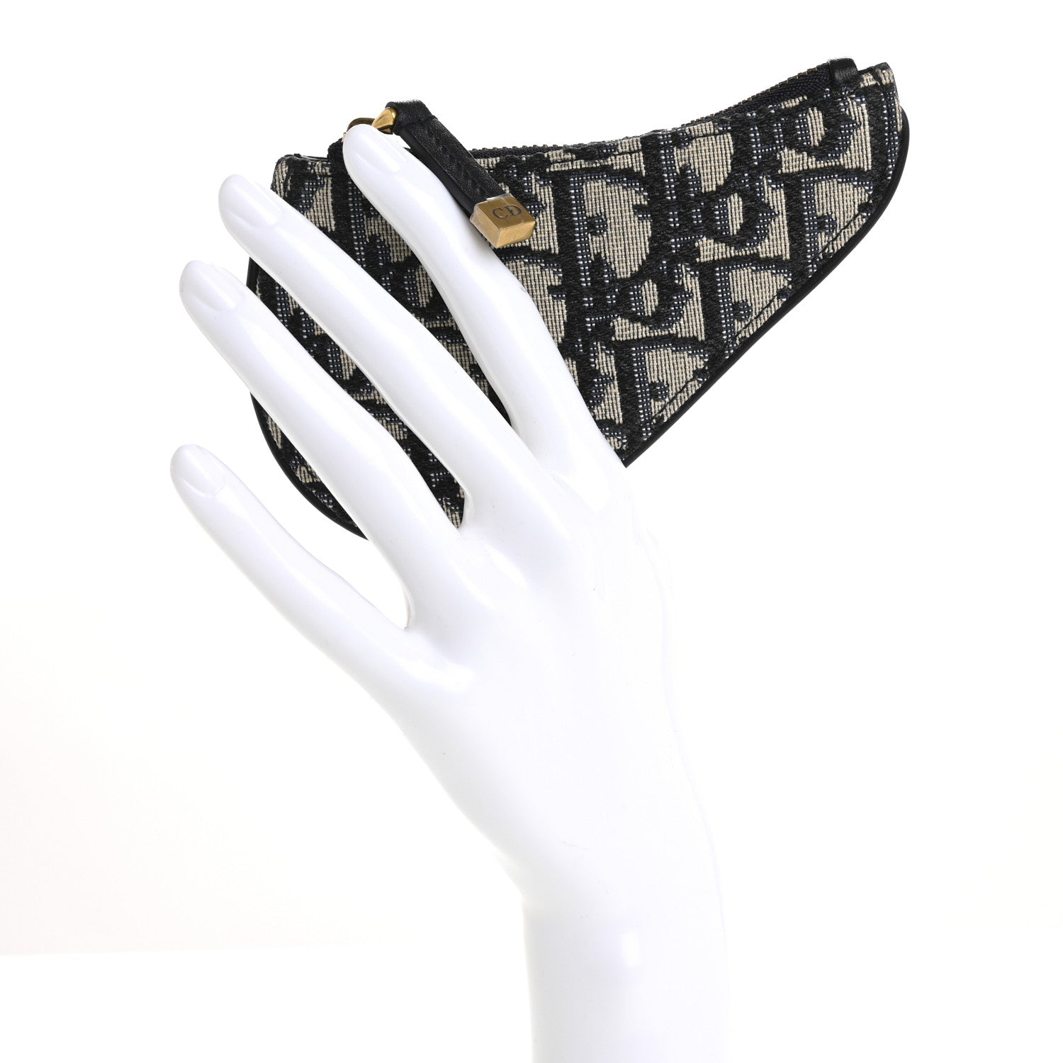 Oblique Saddle Coin Purse Blue