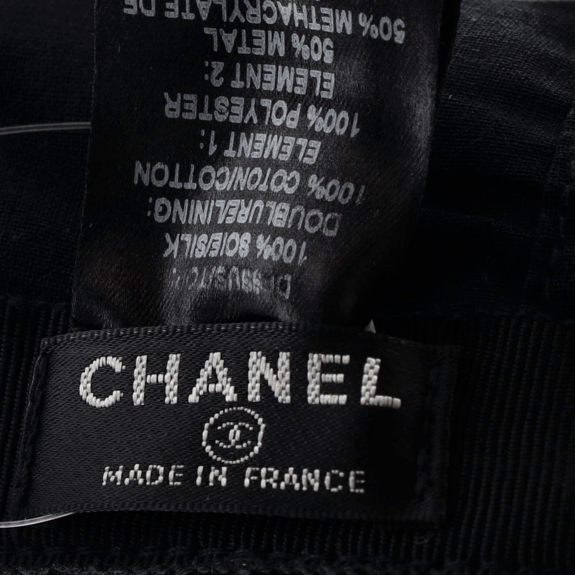 CC Baseball Cap Jacquard Silk