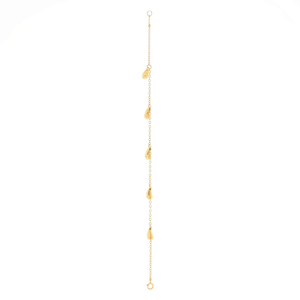 Elsa Peretti 5 Teardrop Bracelet 18K Yellow Gold