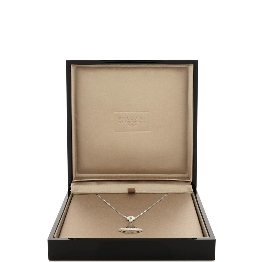 Divas' Dream Pendant Necklace 18K White Gold with Diamonds Large