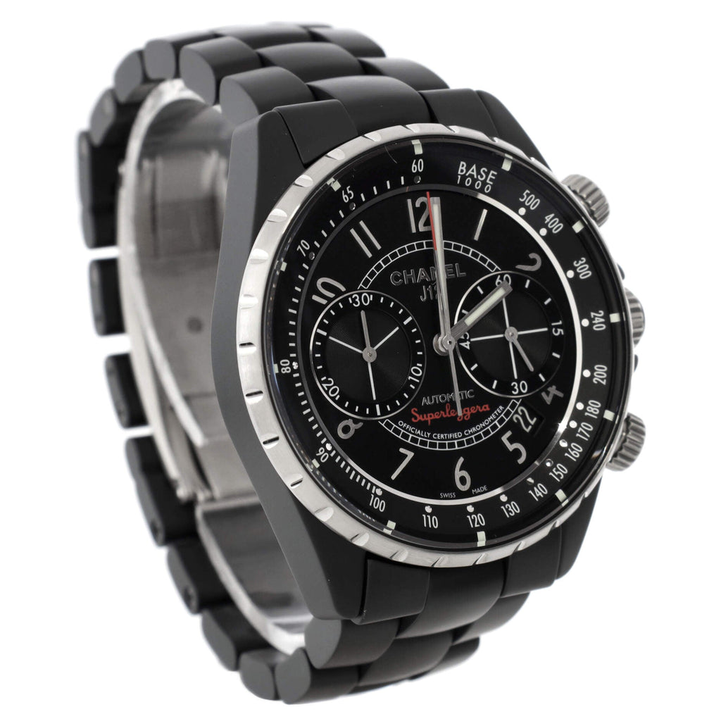 J12 Superleggera Chronograph  Automatic Watch Ceramic and Stainless Steel 41