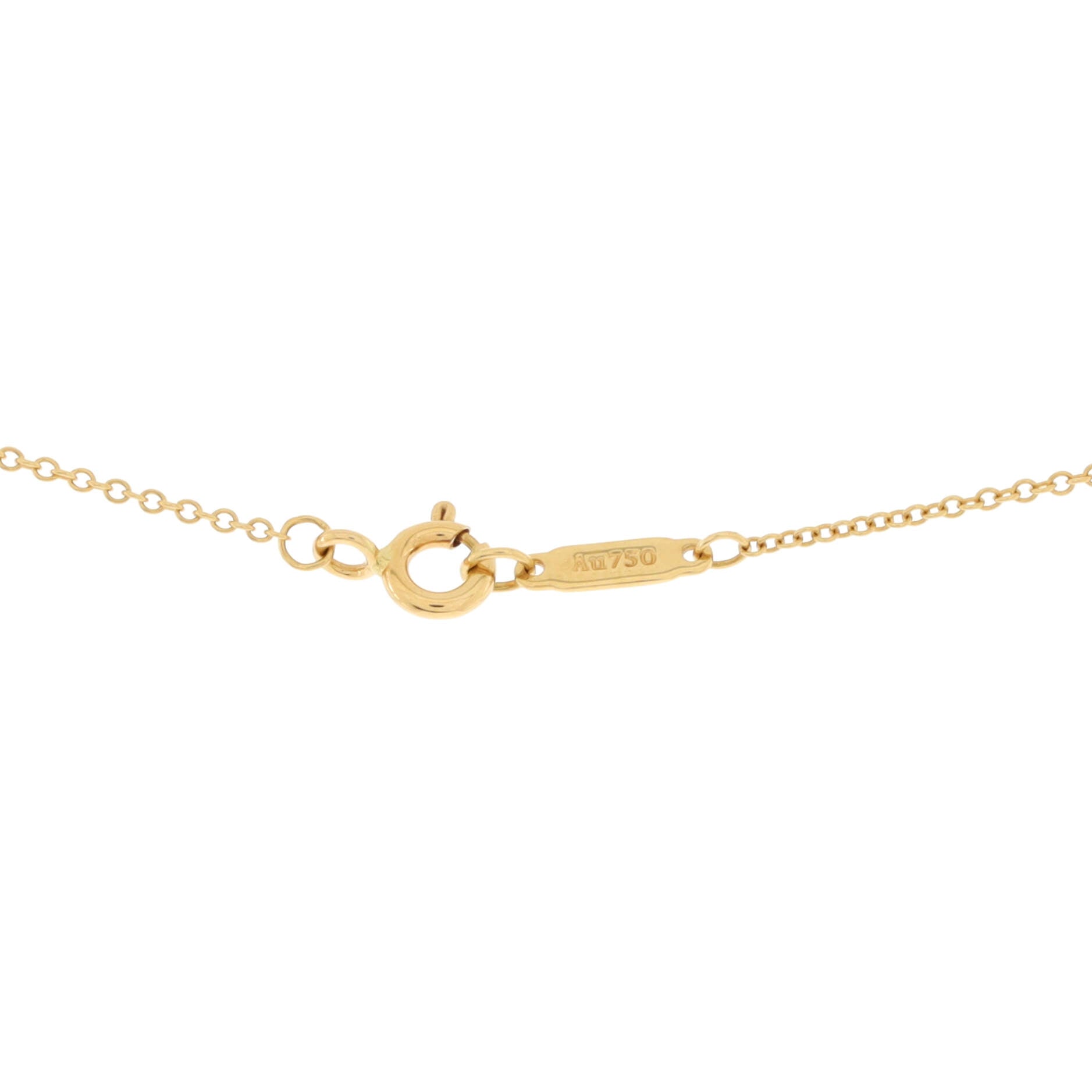 Fleur de Lis Key Bar Pendant Necklace 18K Yellow Gold with Diamonds