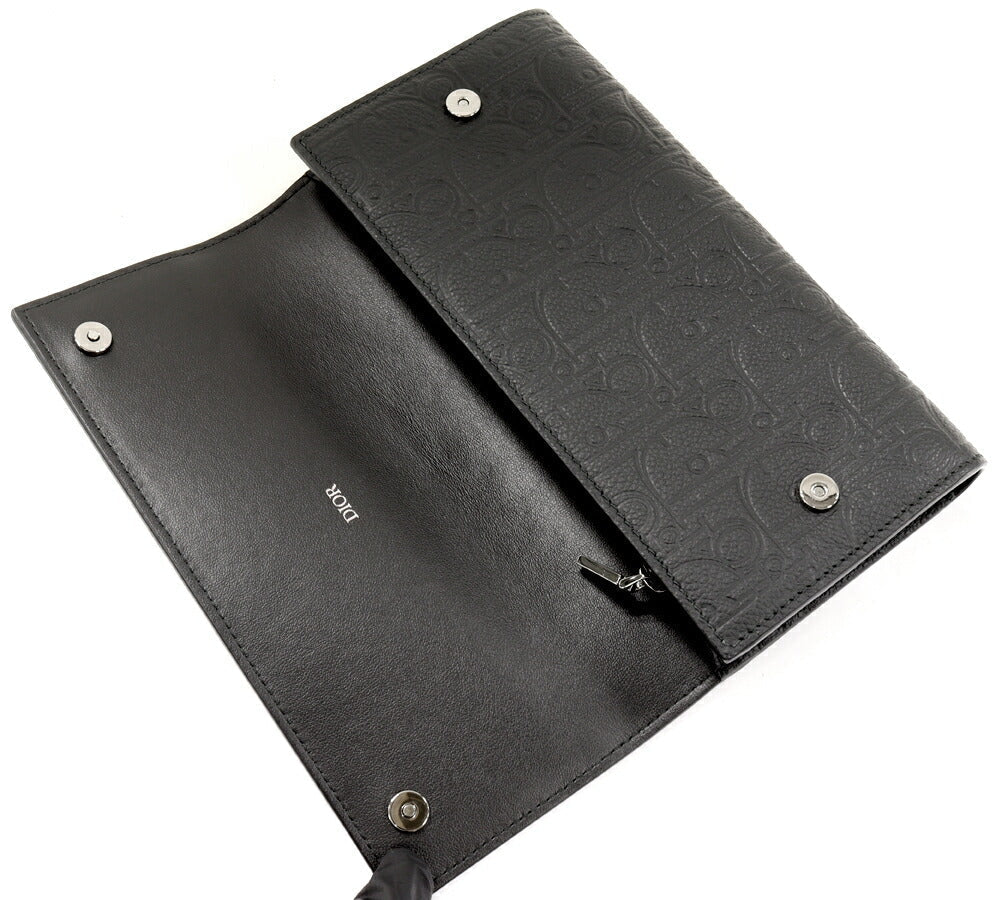 Christian Dior Calfskin Dior Gravity Long Flap Wallet Long Wallet 2ESBC328FLG_H00N