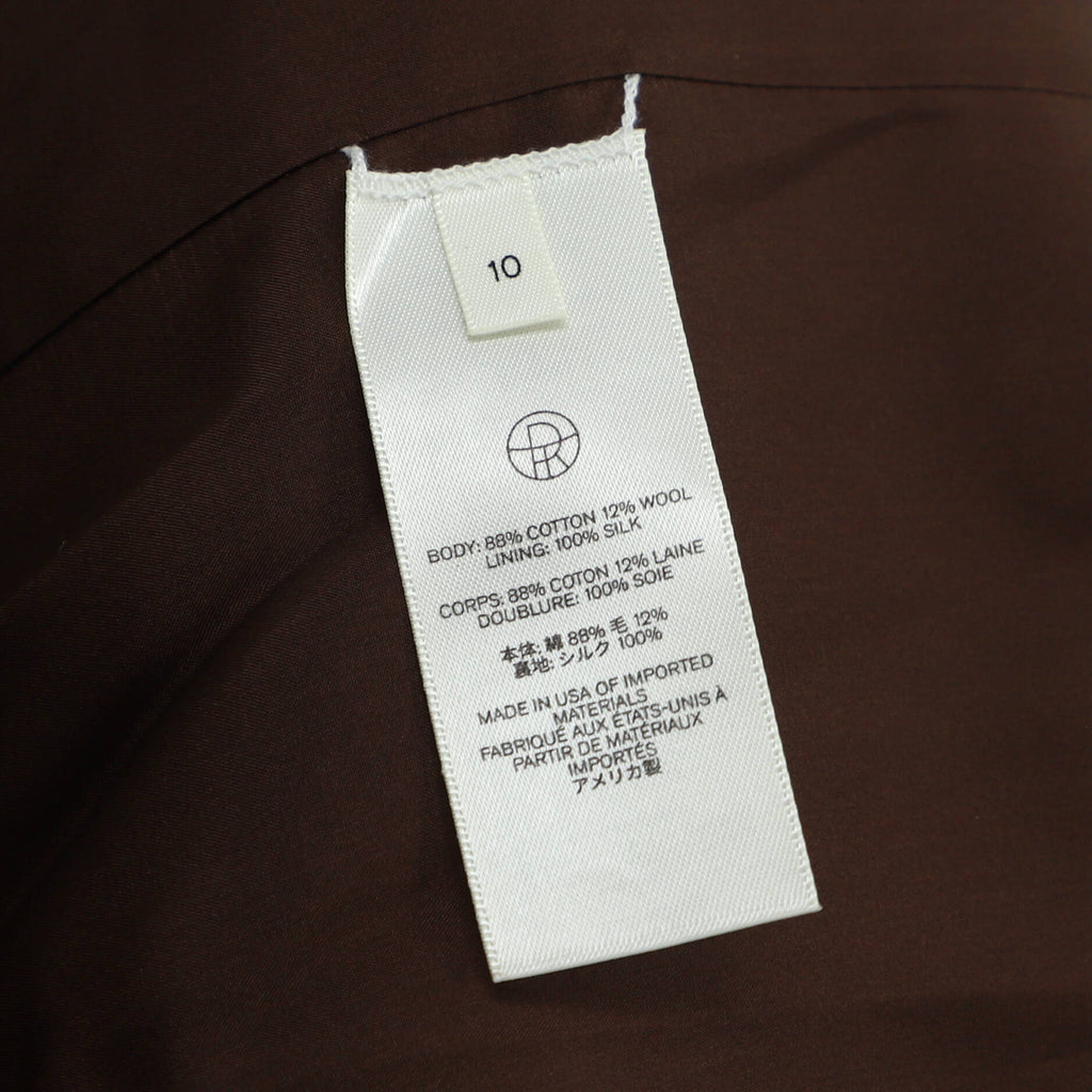 Women's Sulle Minimalist Long Coat Cotton Blend