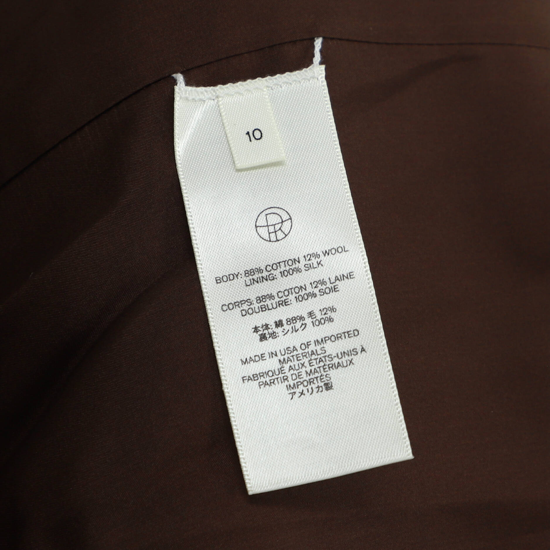 Women's Sulle Minimalist Long Coat Cotton Blend