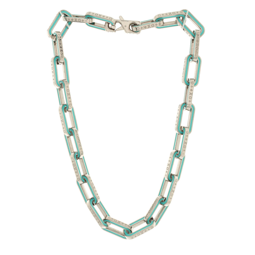 Monogram Chain Necklace Metal
