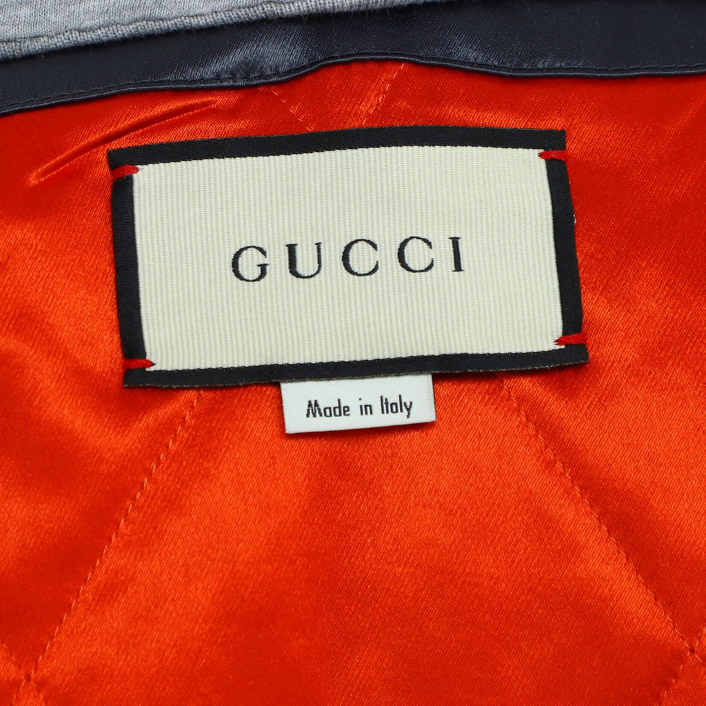 Men's Hooded Jacket Acetate and Cotton