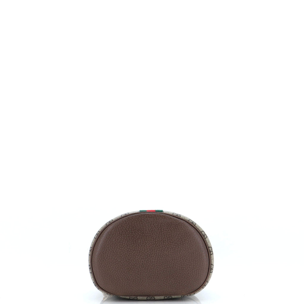 Ophidia Top Handle Cosmetic Case GG Coated Canvas Small