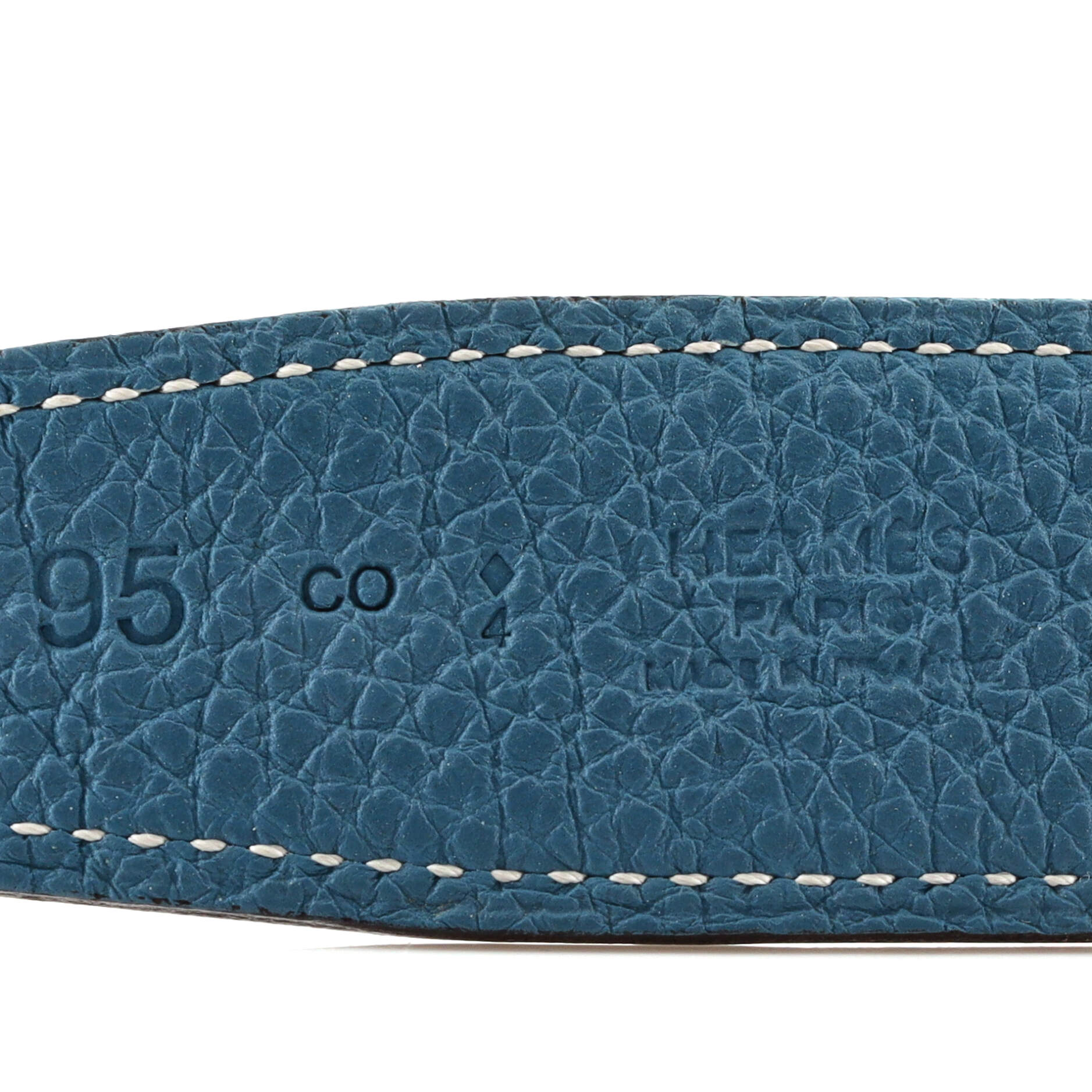 Constance Reversible Belt Leather with Guilloche Hardware Medium 95